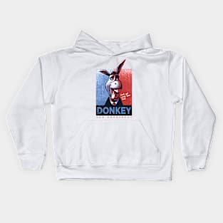 Donkey for president Kids Hoodie